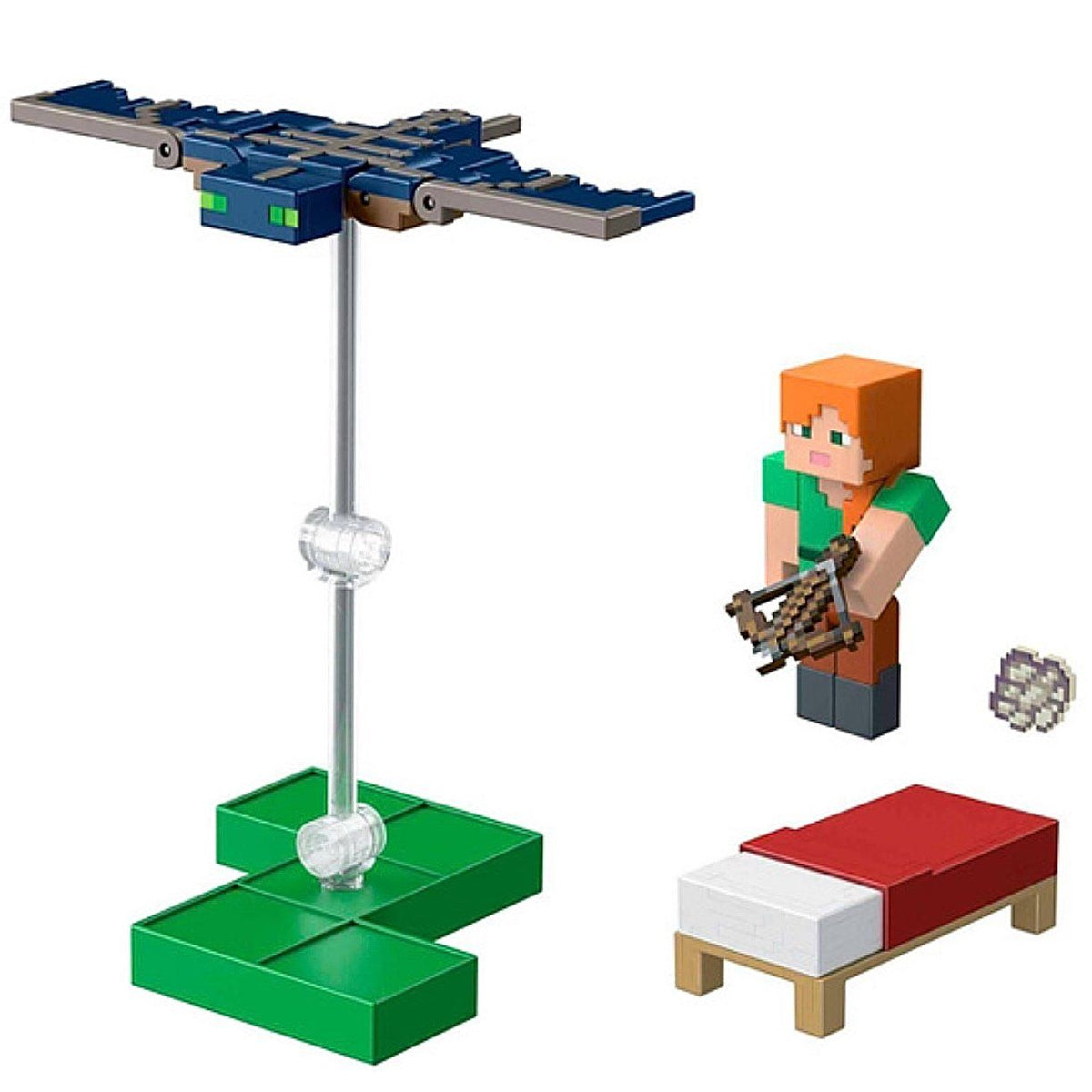 Minecraft Craft-A-Block Alex vs Phantom Core Figure Two-Pack