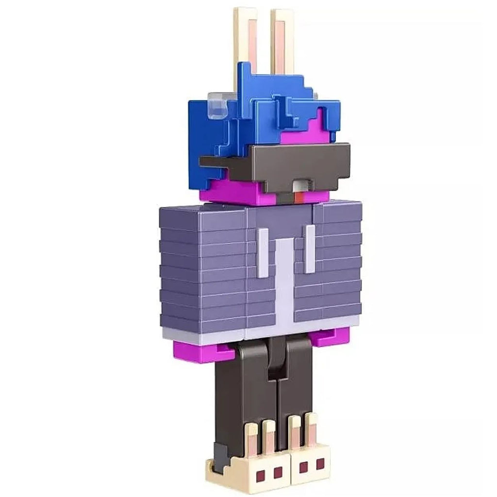 Minecraft Creator Bunny Slippers & Striped Tie Pack