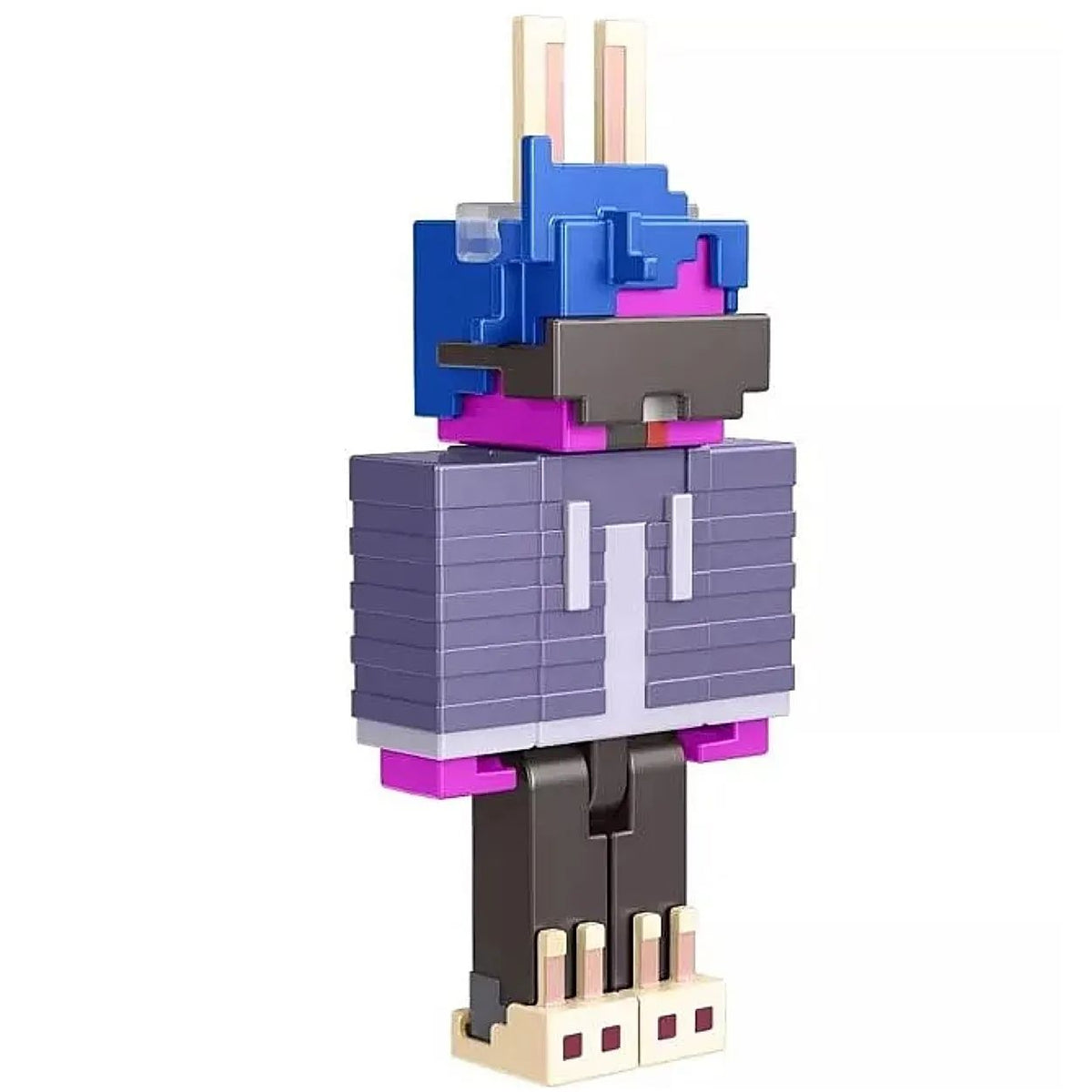 Minecraft Creator Bunny Slippers & Striped Tie Pack
