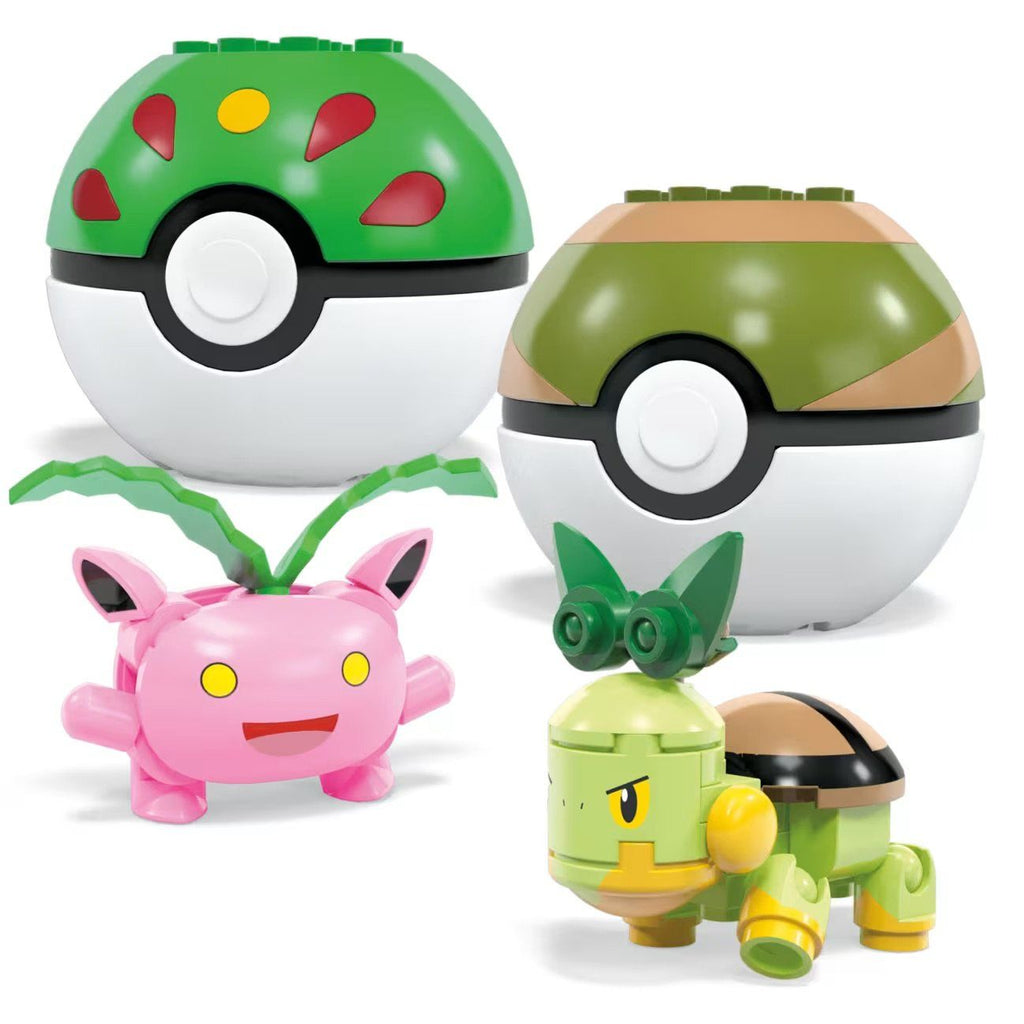 Mega Pokémon Tipo hierva 118 Bloques Bulbasaur Oddish Hoppip