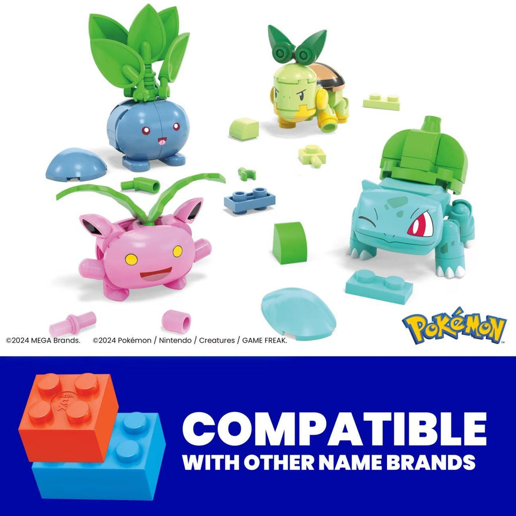 Mega Pokémon Tipo hierva 118 Bloques Bulbasaur Oddish Hoppip
