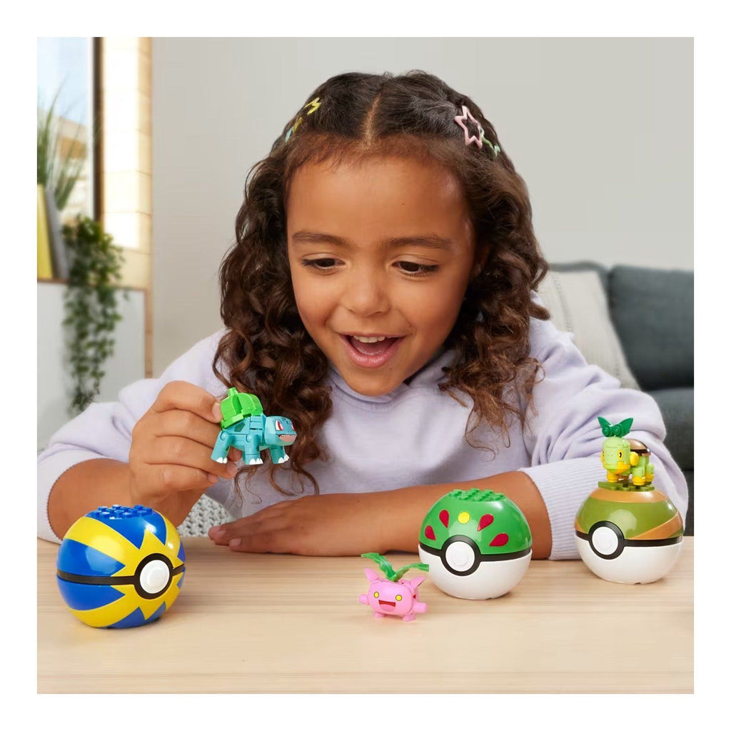 Mega Pokémon Tipo hierva 118 Bloques Bulbasaur Oddish Hoppip
