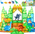 Set Bloques Magneticos Mundo Dinosaurio 3D Moviles 48 Piezas
