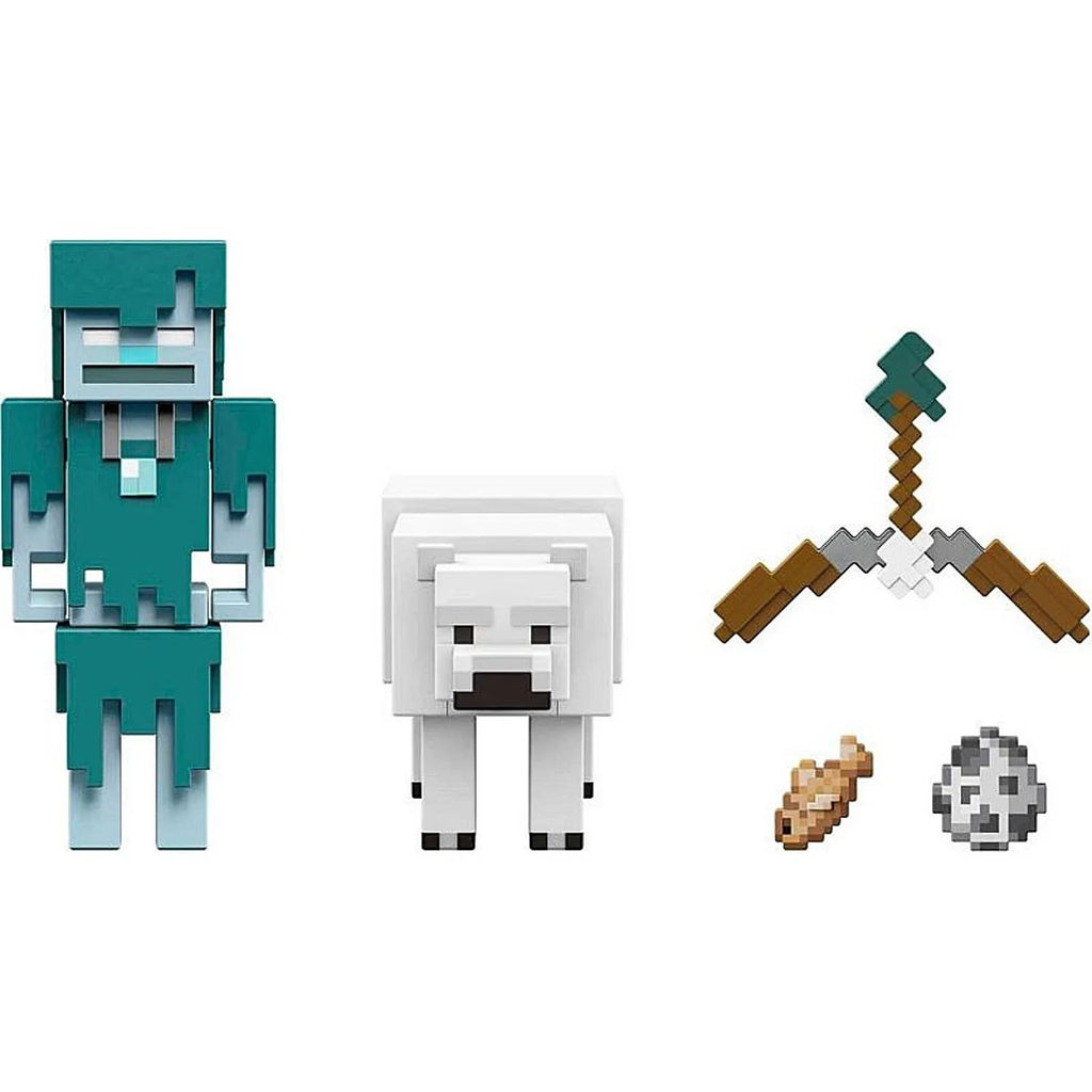 Minecraft Stray vs Polar Bear Deluxe Core Figura