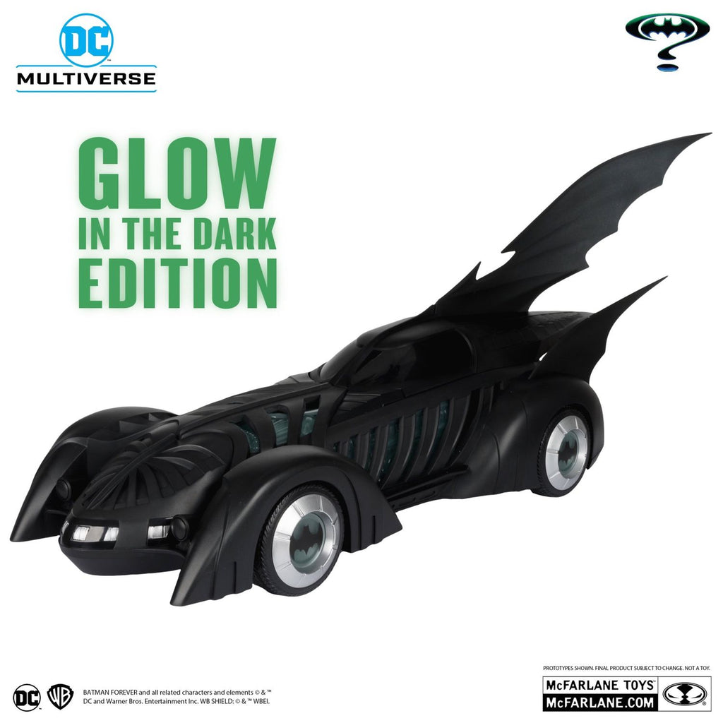 Batmobile Batman Forever Glow in the Dark Gold Label