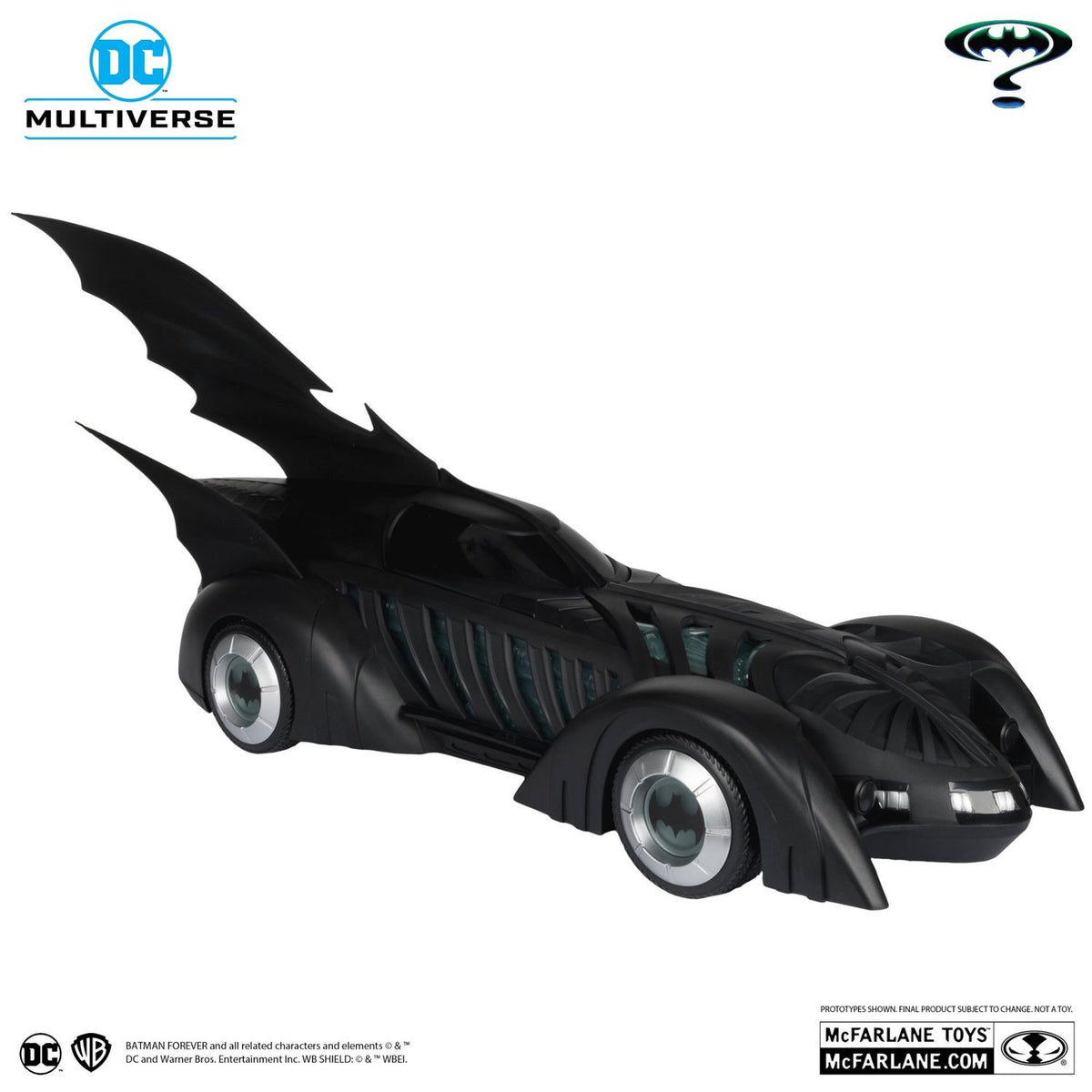 Batmobile Batman Forever Glow in the Dark Gold Label