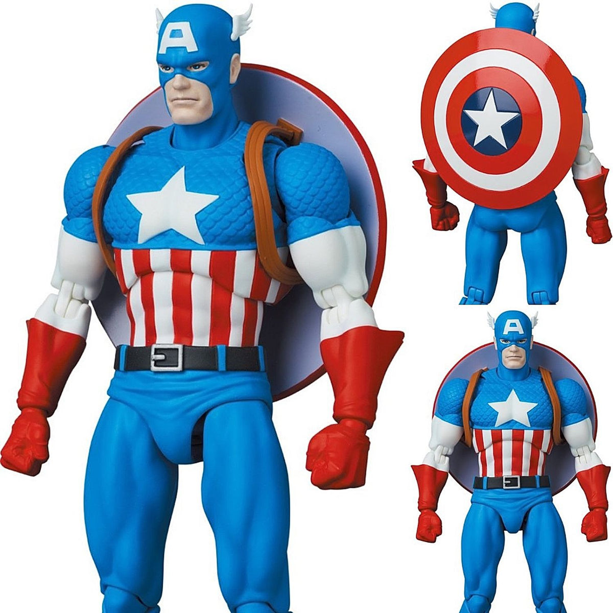 Figura Capitan America Marvel MAFEX 217 Captain Comic Ver