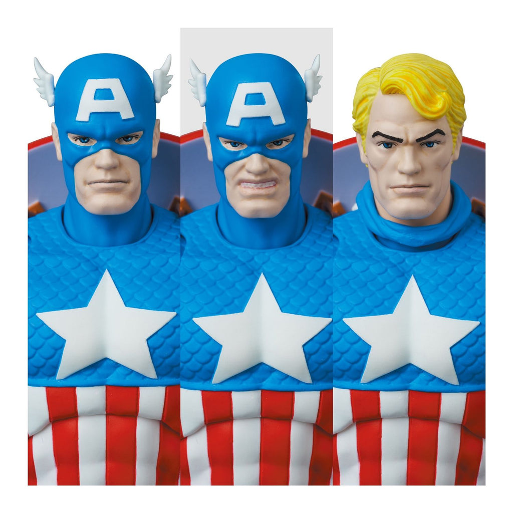 Figura Capitan America Marvel MAFEX 217 Captain Comic Ver