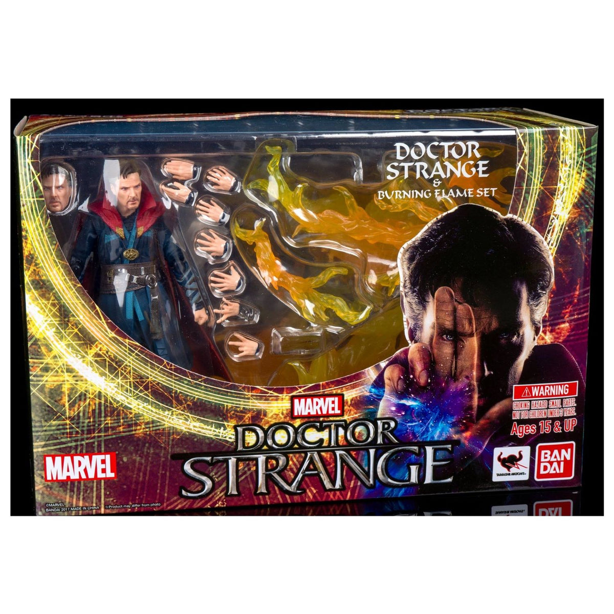 Dr Strange SH Figuarts Doctor Strange & Burning Flame Set
