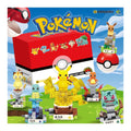 Set Bloques 6 Pokemon Pikachu Bulbasaur Charmander Squirtle