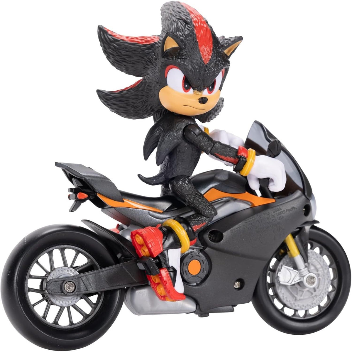 Figura La Pelicula Sonic 3 the Hedgehog Shadow con Motocicleta
