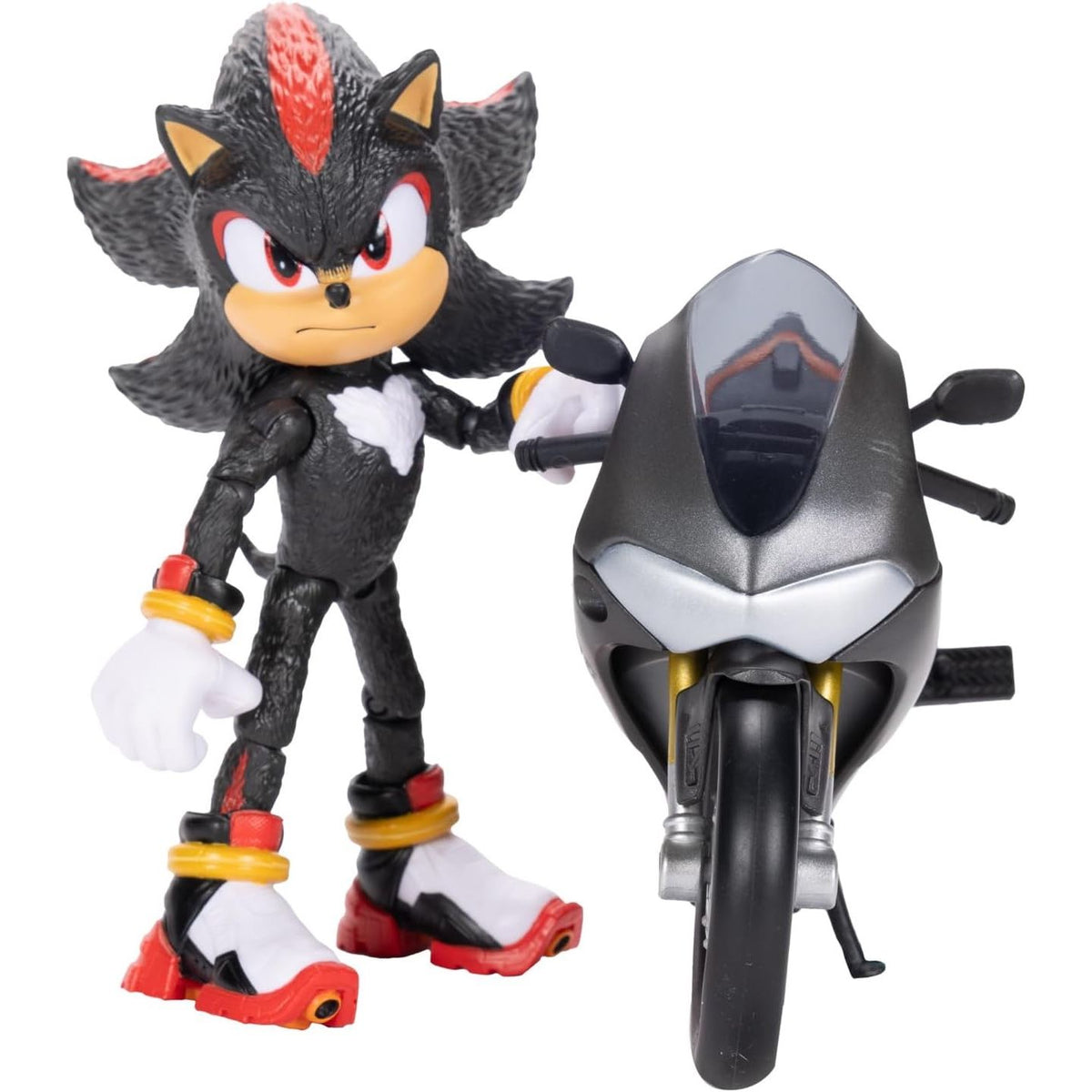 Figura La Pelicula Sonic 3 the Hedgehog Shadow con Motocicleta