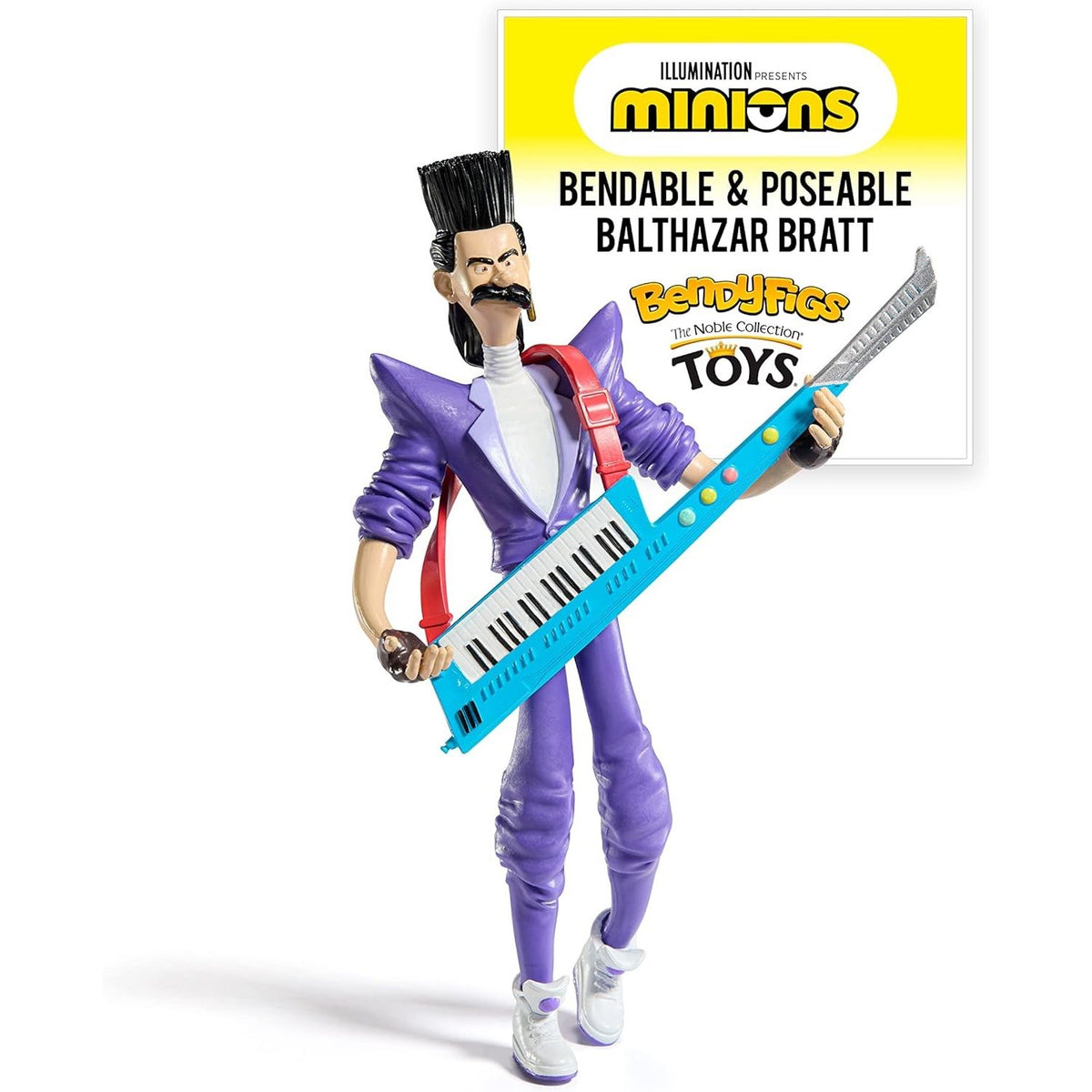 Figura de Accion Flexible BendyFigs Minions Balthazar Bratt