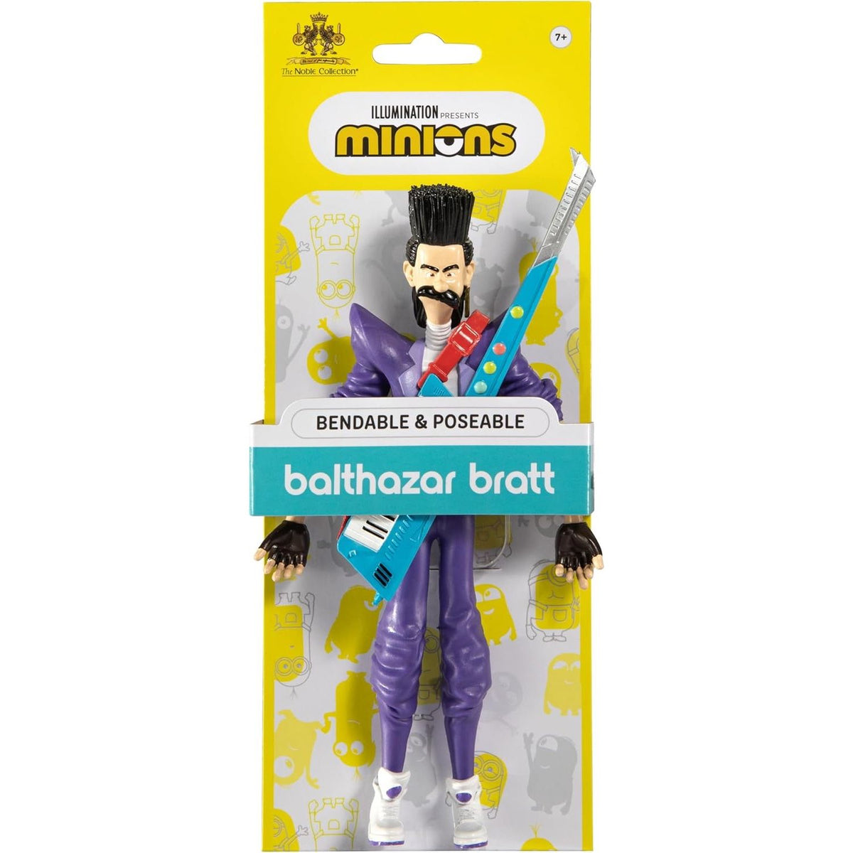 Figura de Accion Flexible BendyFigs Minions Balthazar Bratt