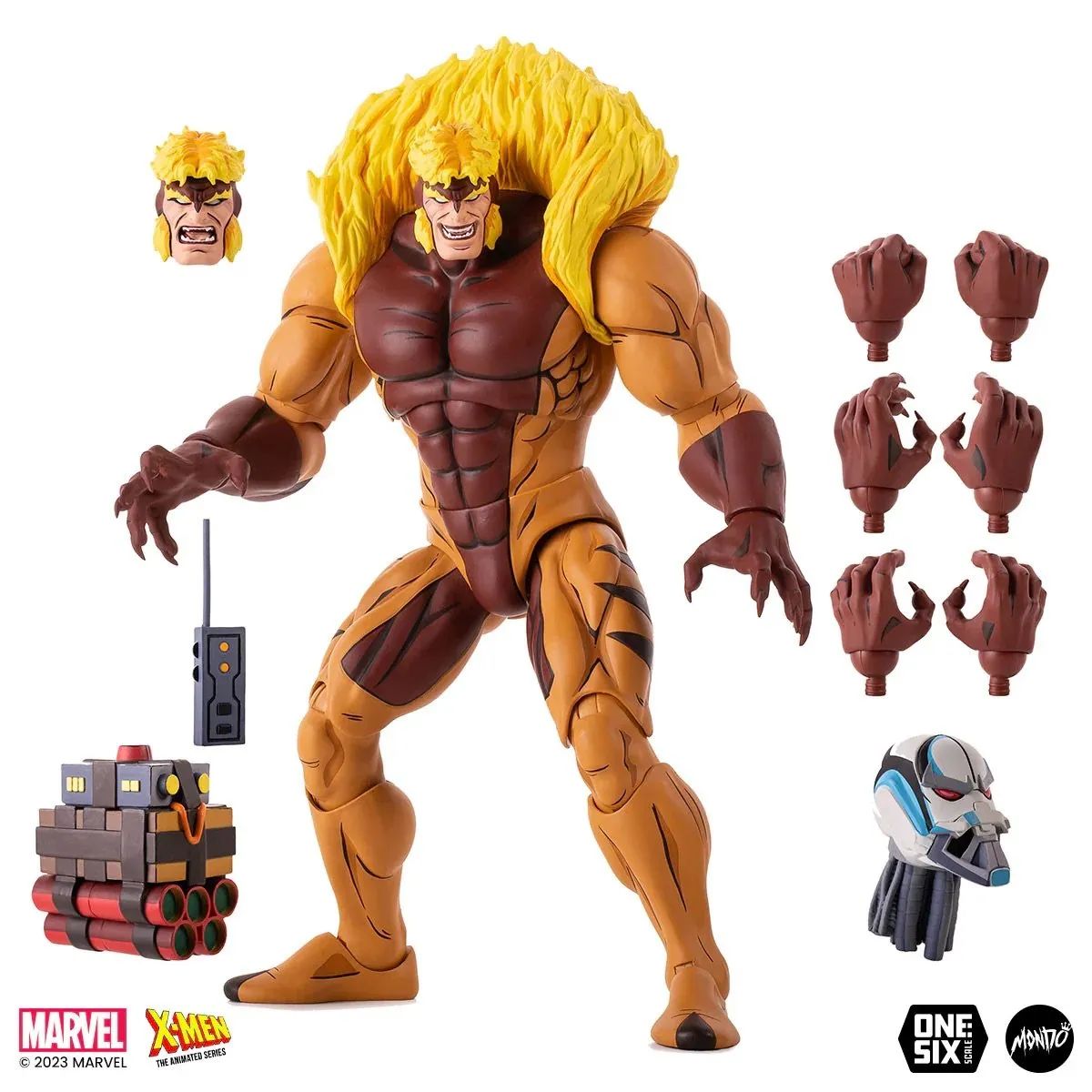 X-Men The Animated Series Sabretoot by mondo 30cm Altura