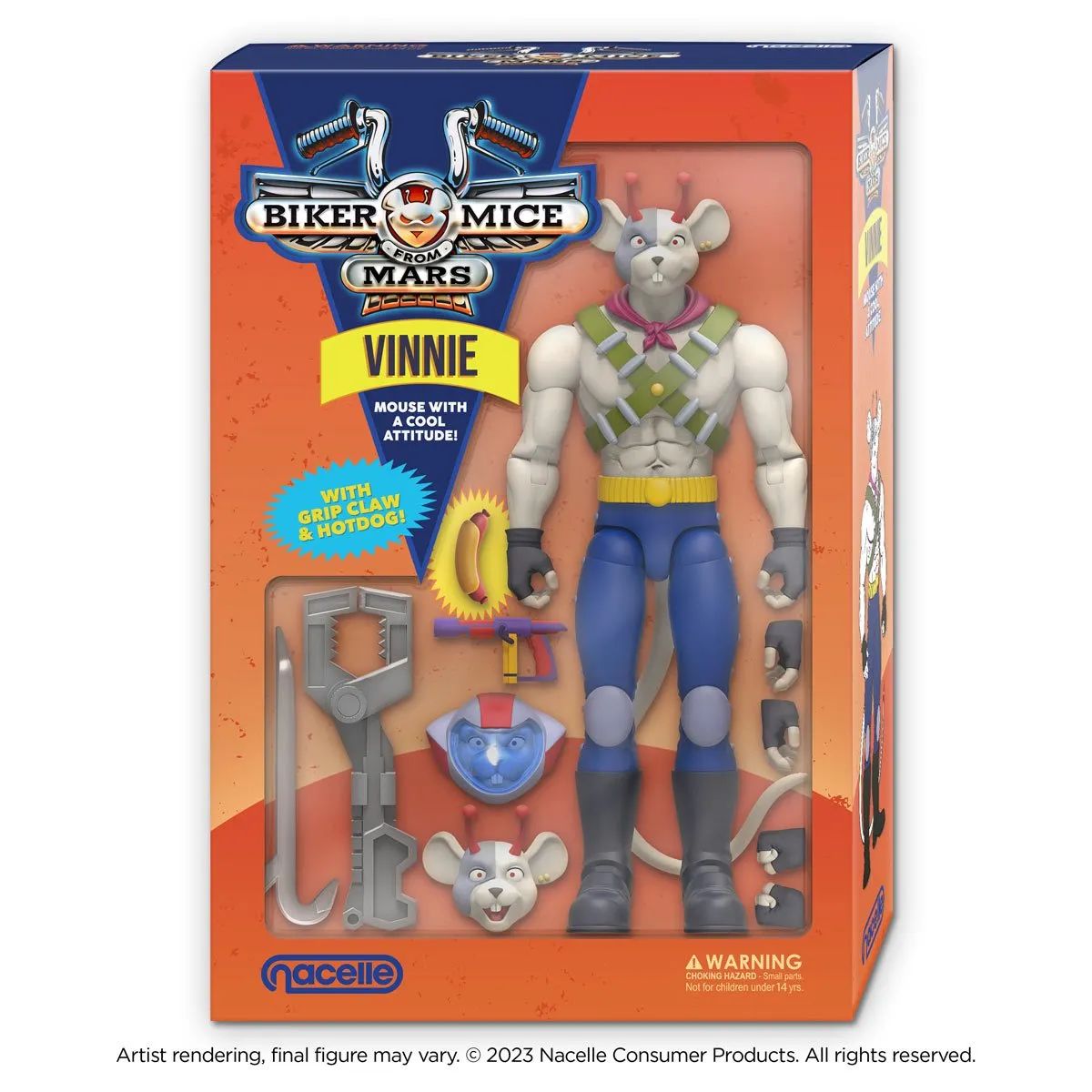 Figura Moto Ratones Biker Mice From Mars Moto Raton Vinnie