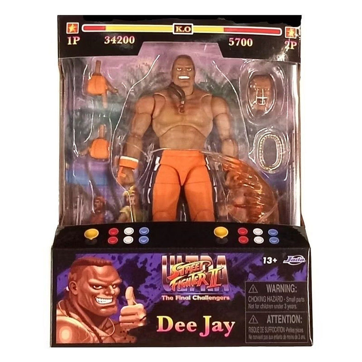 Street Fighter II The Final Challengers Dee Jay Jada Toys