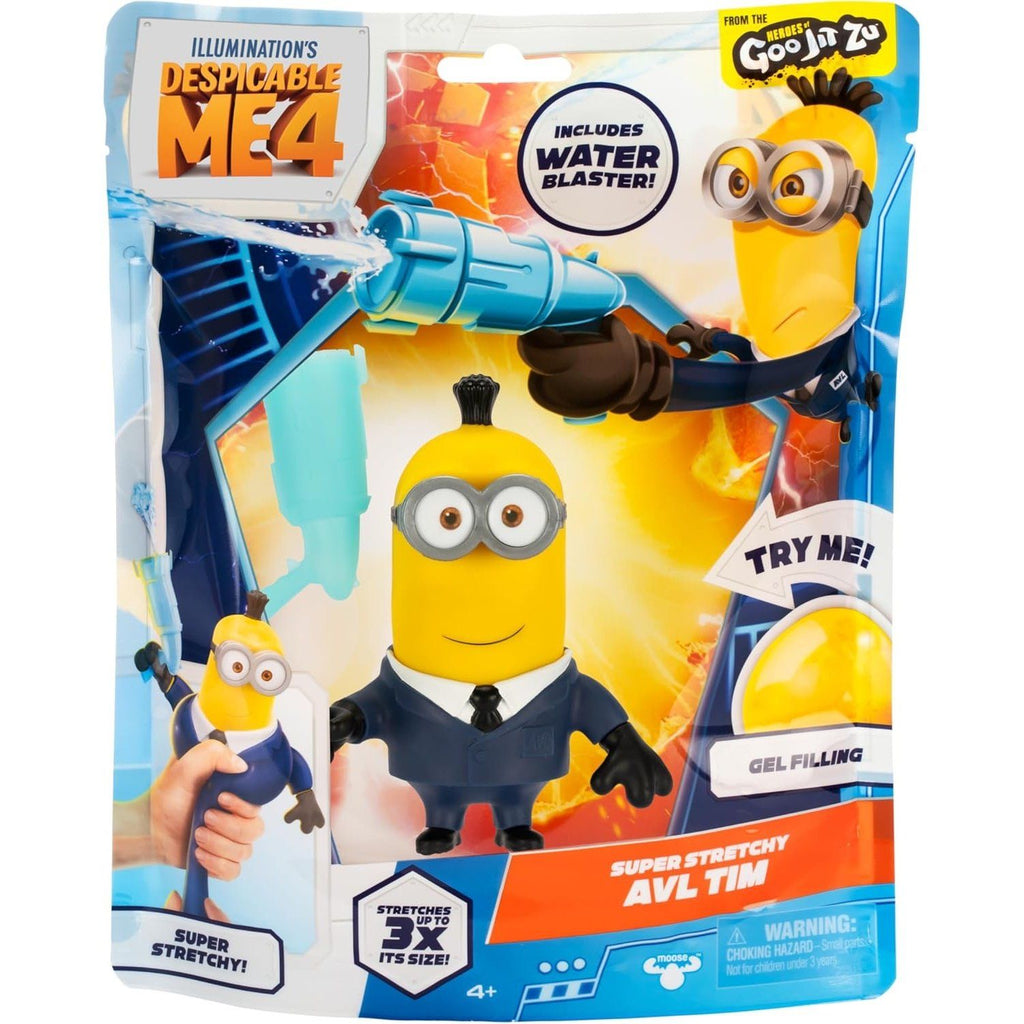 Minions Super elástico AVL Minion Tim Squirter Goo JIT Zu Squishy