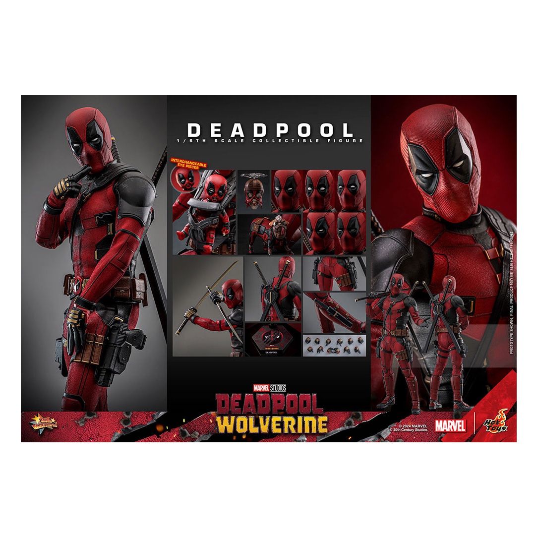 Figura Deadpool Movie Deadpool & Wolverine 31cm Altura