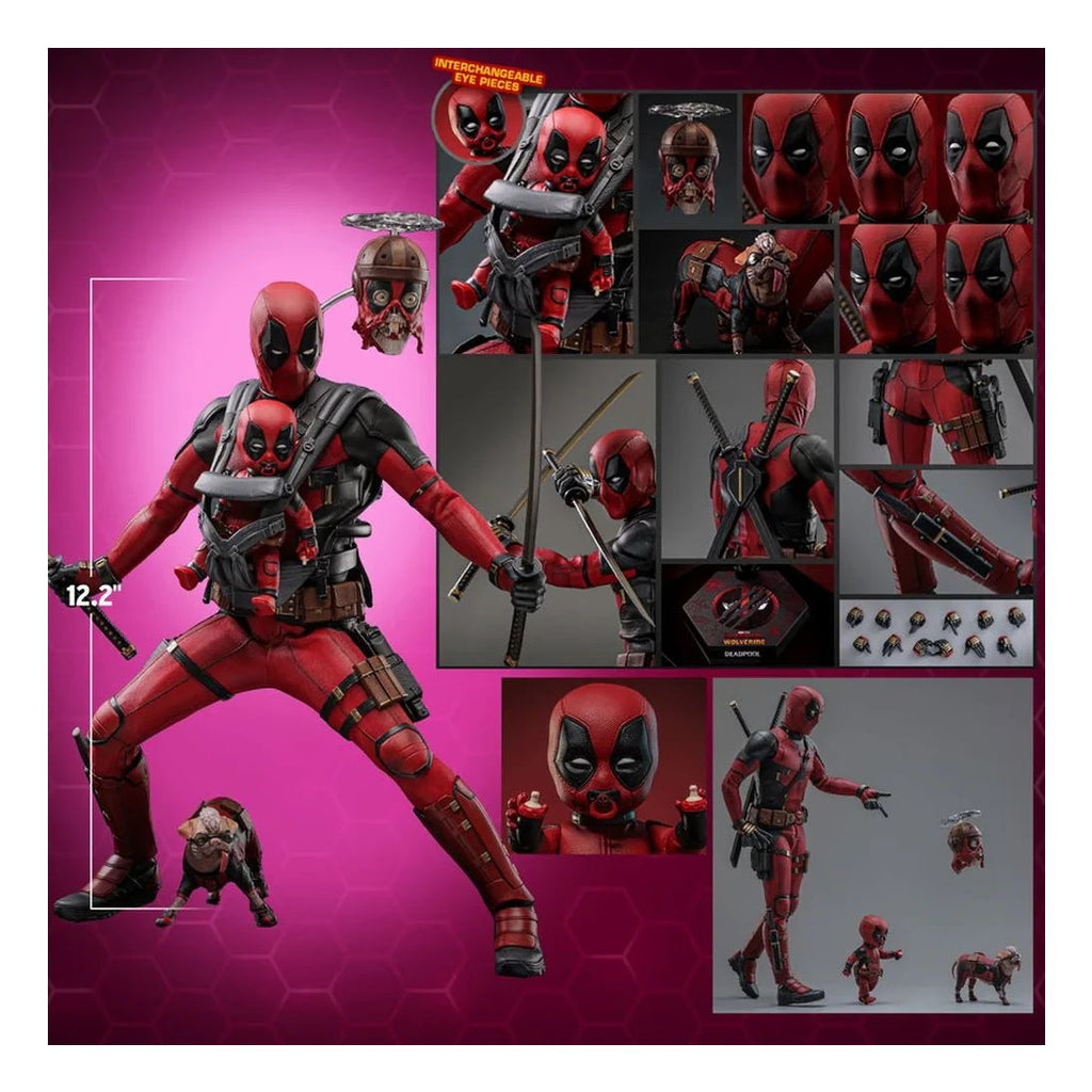 Figura Deadpool Movie Deadpool & Wolverine 31cm Altura