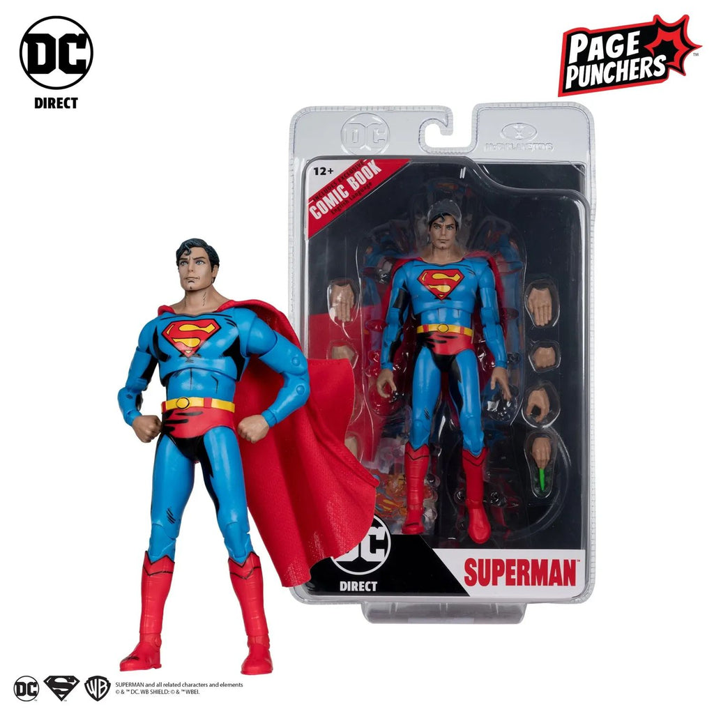 Superman 1978 Incluye Comic DC Page Punchers Mcfarlane