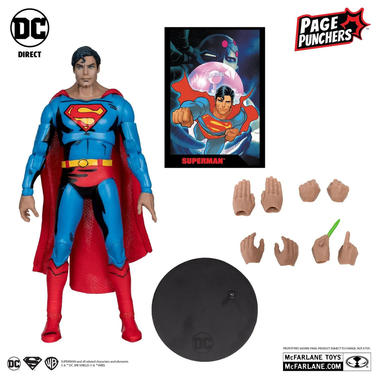 Superman 1978 Incluye Comic DC Page Punchers Mcfarlane
