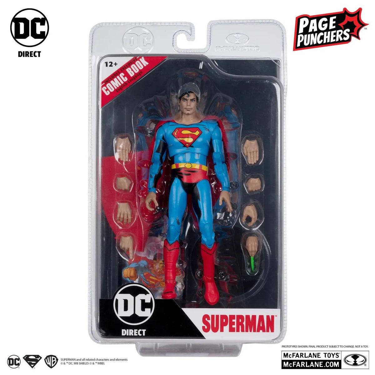 Superman 1978 Incluye Comic DC Page Punchers Mcfarlane