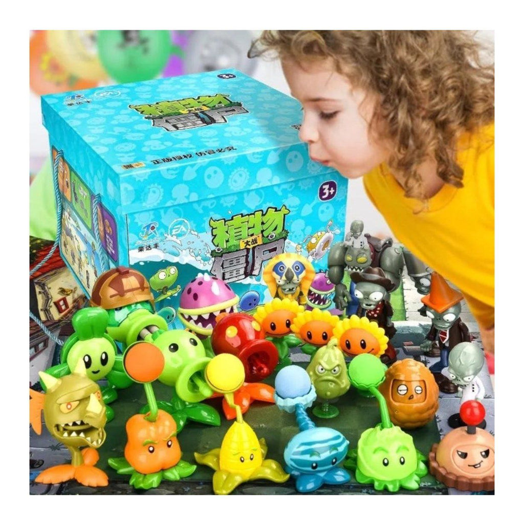 Set 22 Figuras Plantas vs Zombies 2 Kit Completo