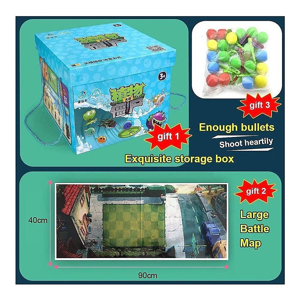 Set 22 Figuras Plantas vs Zombies 2 Kit Completo