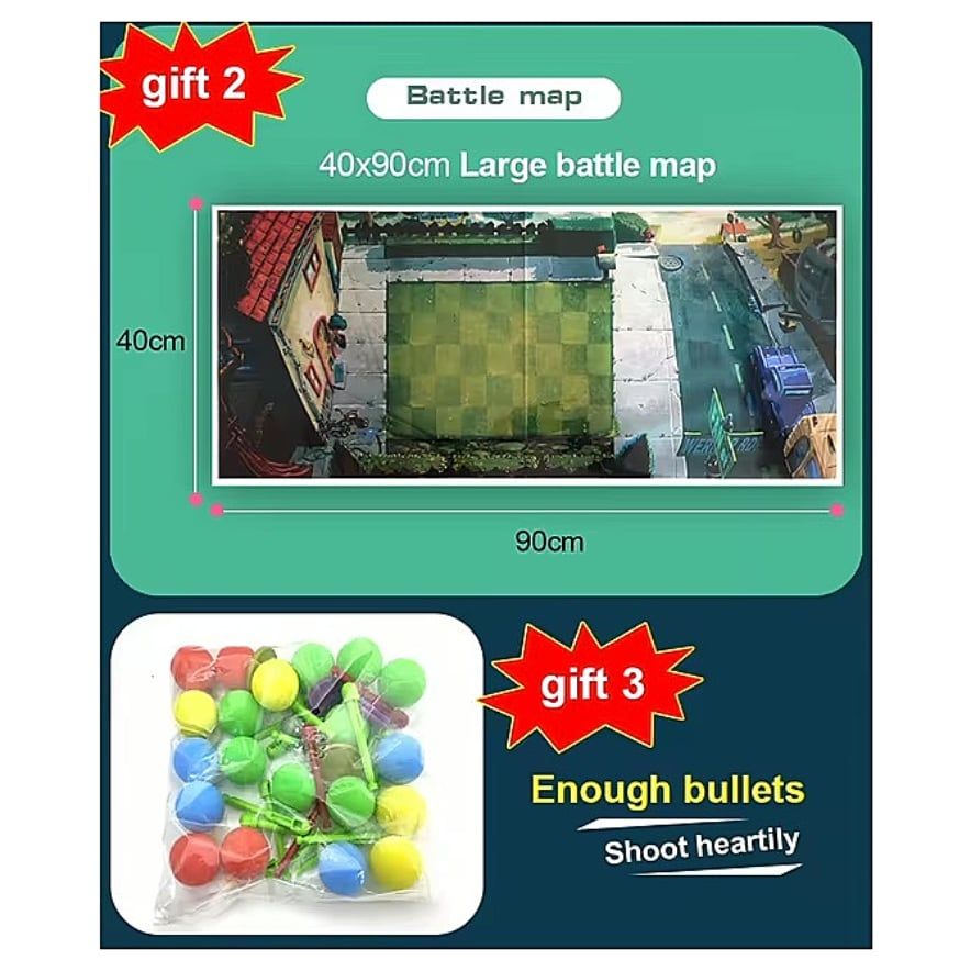 Set 22 Figuras Plantas vs Zombies 2 Kit Completo