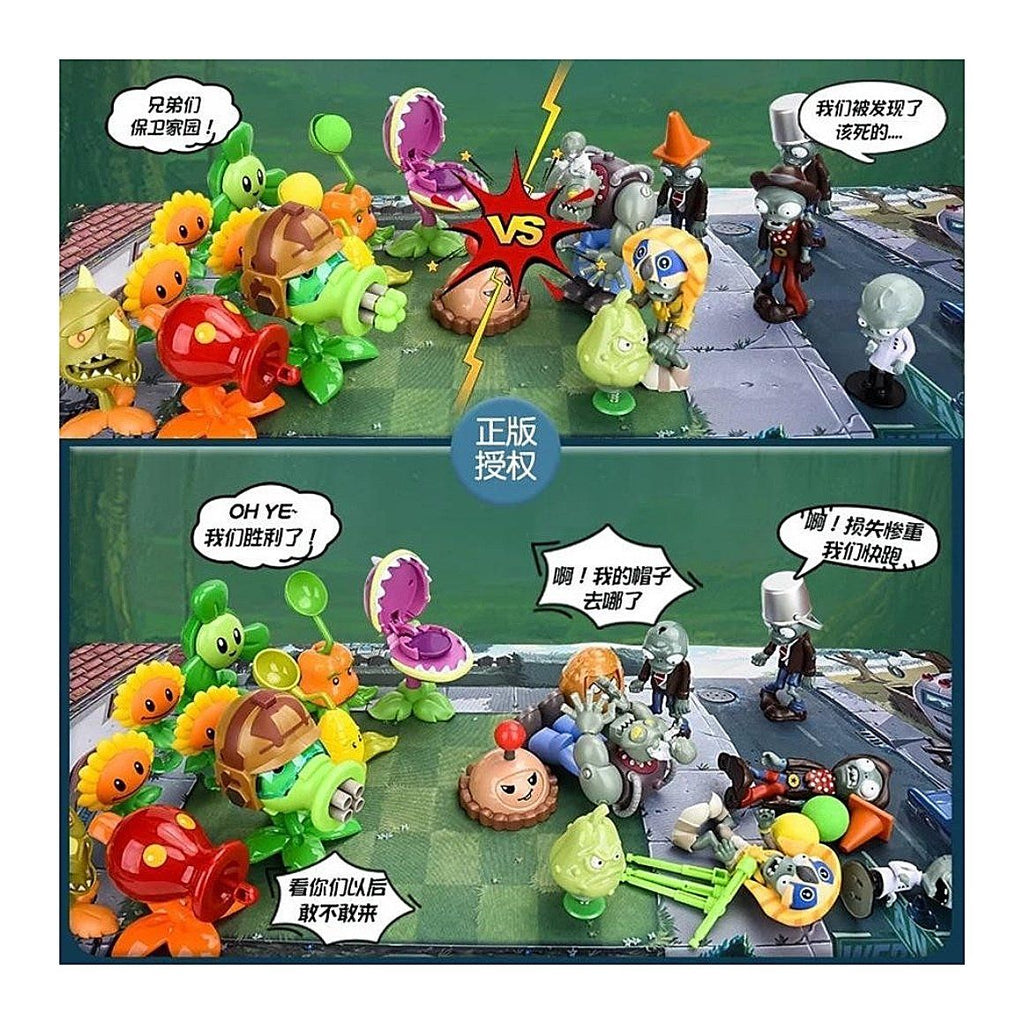 Set 22 Figuras Plantas vs Zombies 2 Kit Completo