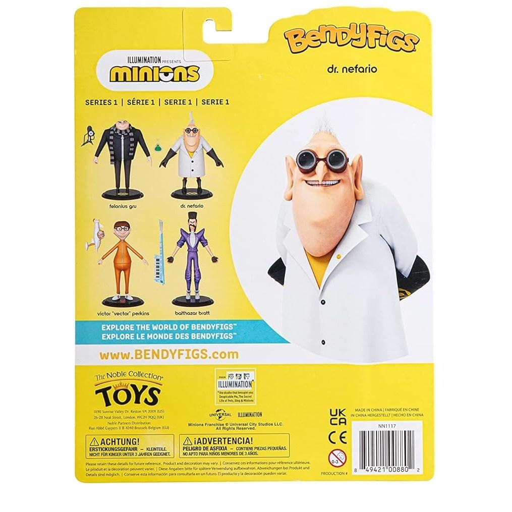 Figura de Accion Flexible BendyFigs Minions Dr Nefario