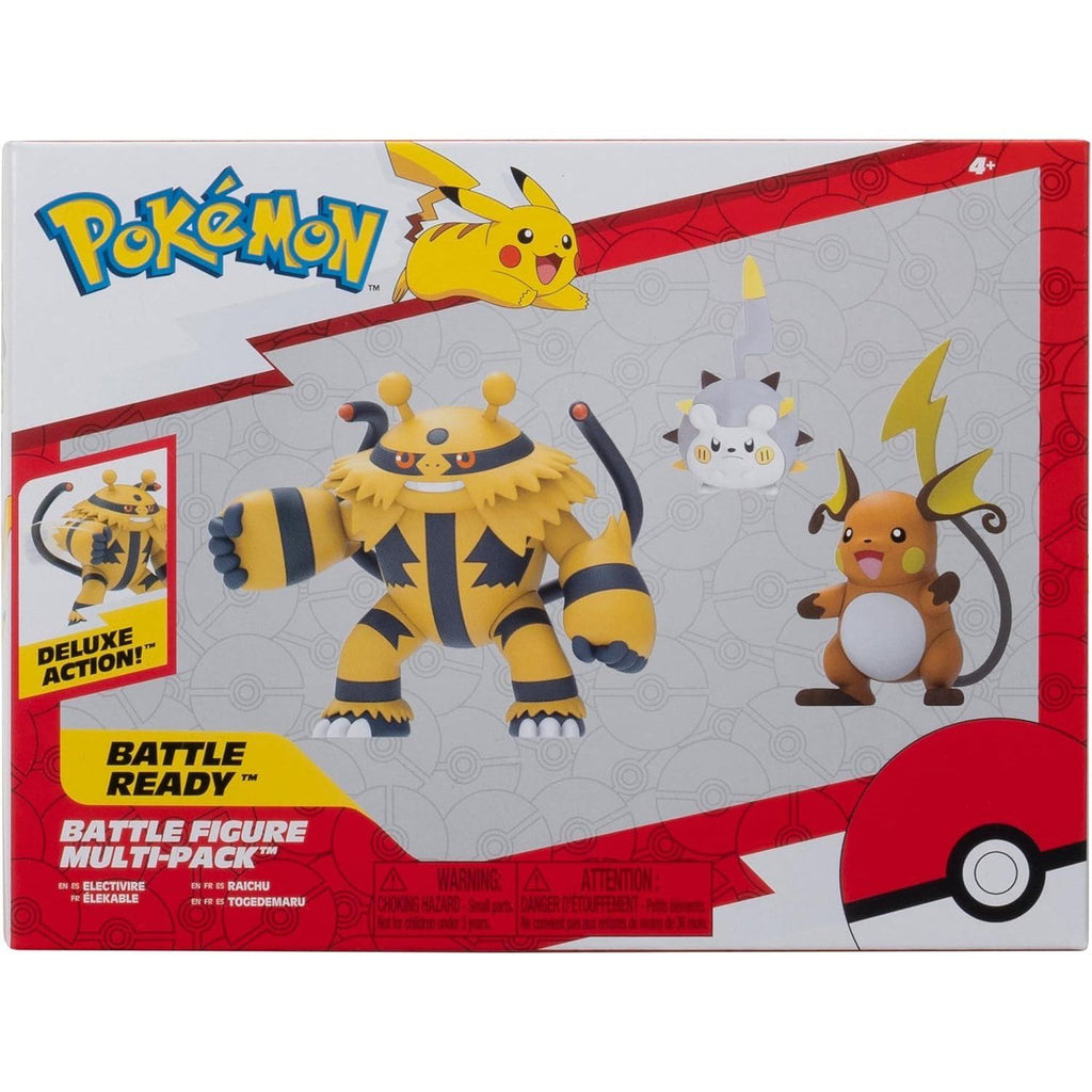 Pokemon Battle 3 Pack Togedemaru and Raichu and Electivire