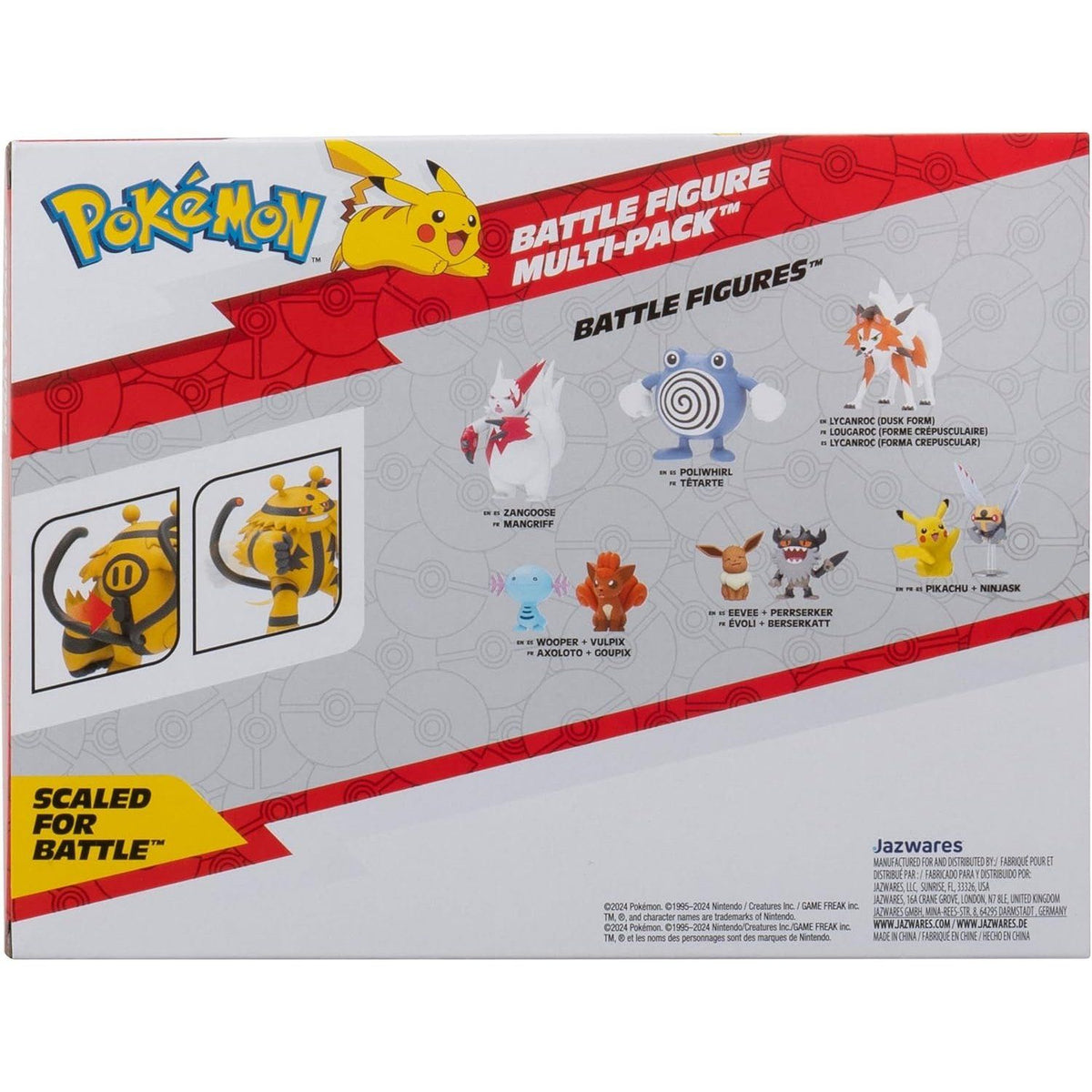 Pokemon Battle 3 Pack Togedemaru and Raichu and Electivire