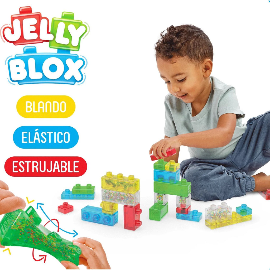 Set Bloques de Construcción Sensorial Estirables de 20 Piezas tipo Goo Jit Zu