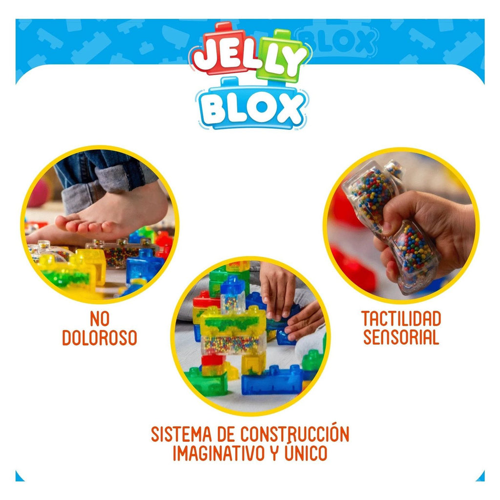 Set Bloques de Construcción Sensorial Estirables de 20 Piezas tipo Goo Jit Zu