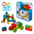 Jelly Blox Tractor Bloques de Construcción Sensorial Squishy Estirables 35 Piezas tipo Goo Jit Zu