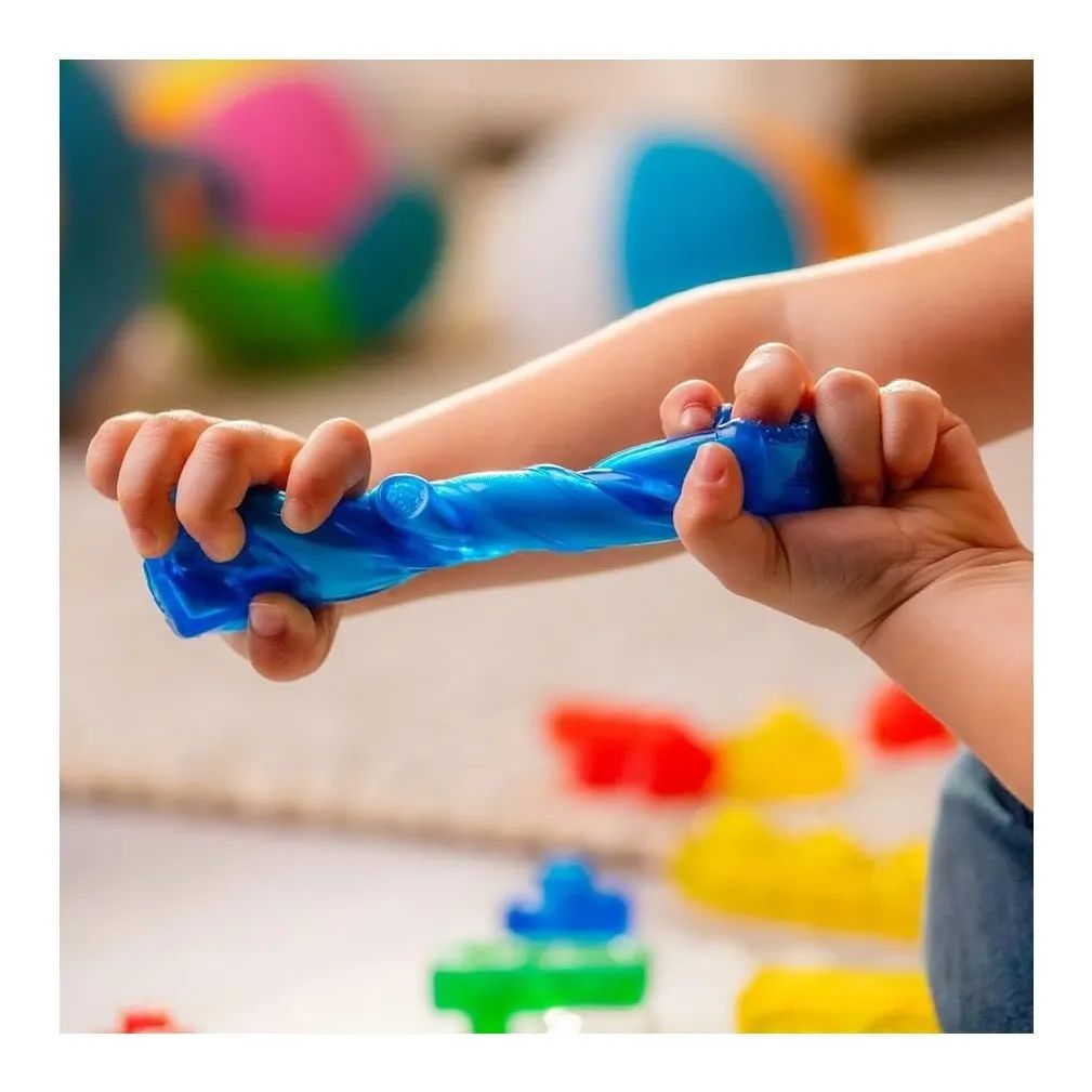 Jelly Blox Tractor Bloques de Construcción Sensorial Squishy Estirables 35 Piezas tipo Goo Jit Zu