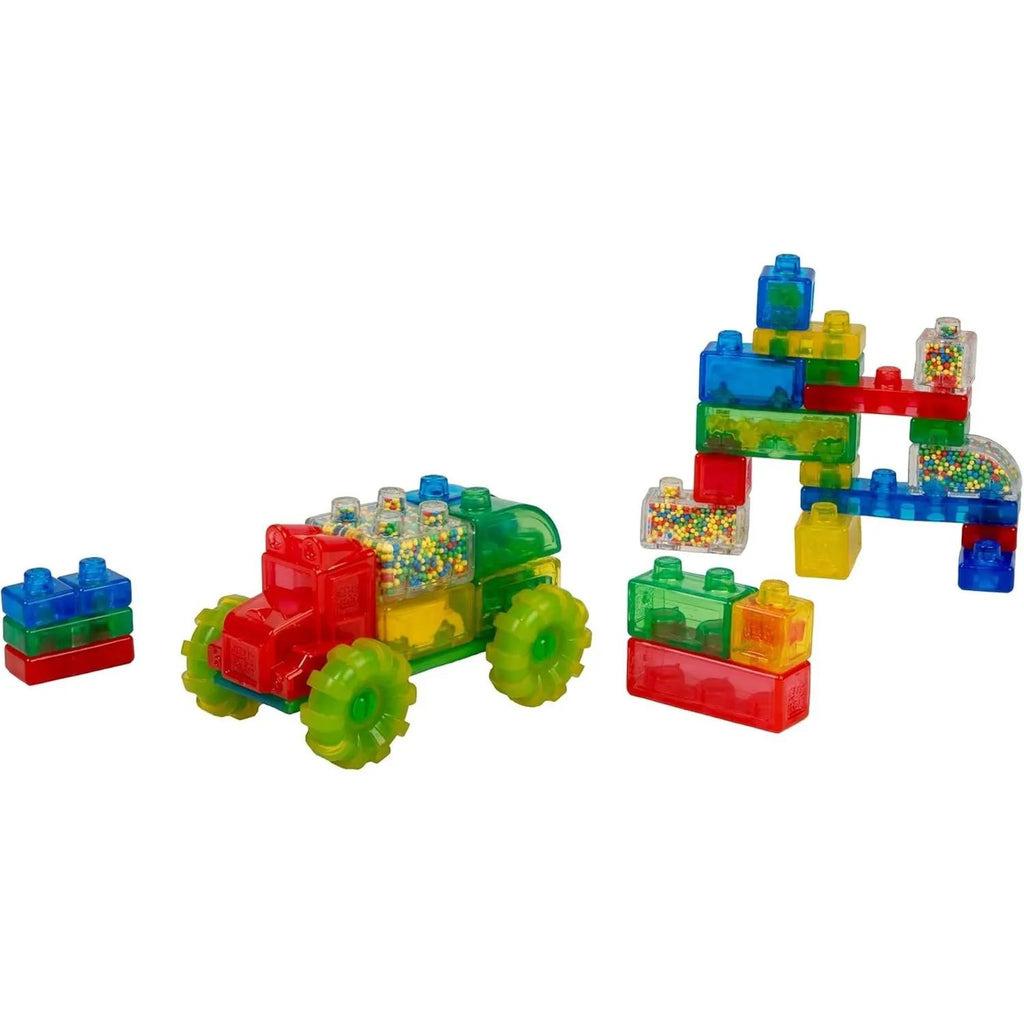 Jelly Blox Tractor Bloques de Construcción Sensorial Squishy Estirables 35 Piezas tipo Goo Jit Zu