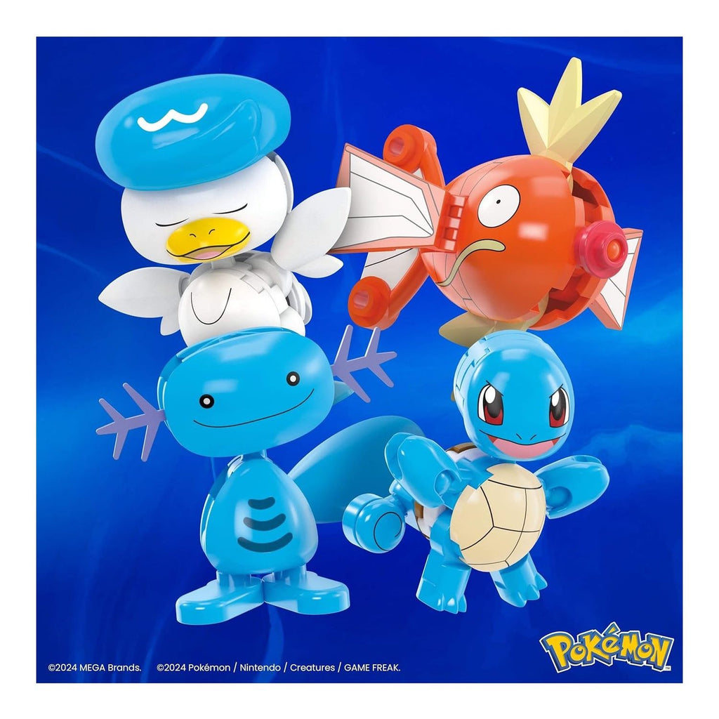 Mega Pokémon Tipo Agua 79 Bloques Magikarp, Squirtle ..