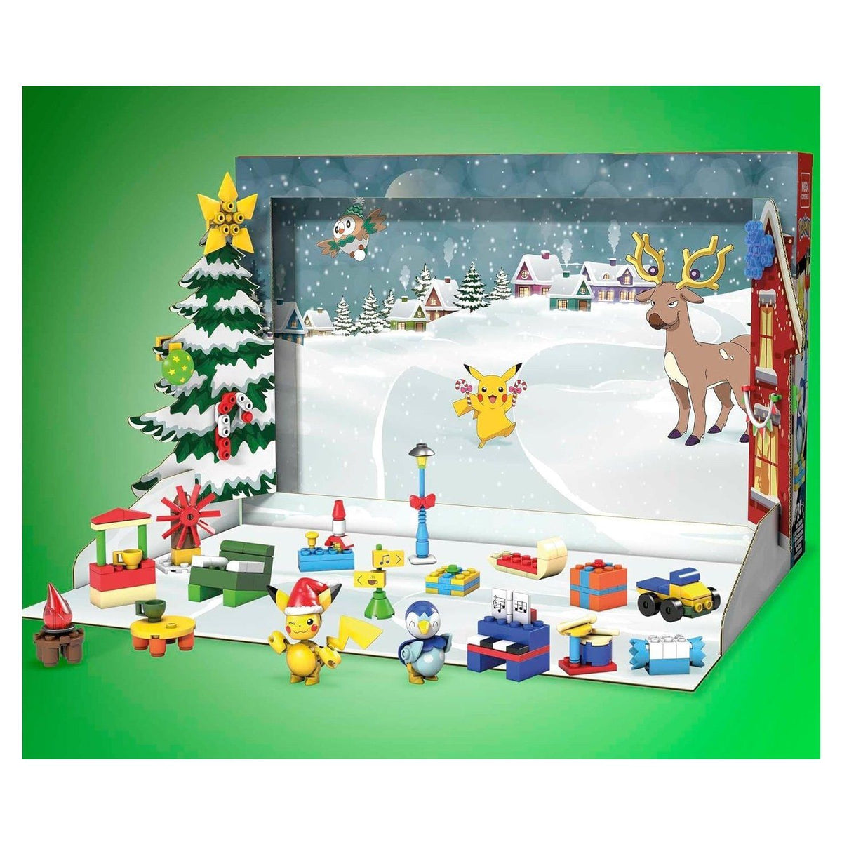 Mega Pokémon Set Calendario de Adviento Navideño 202 Bloques
