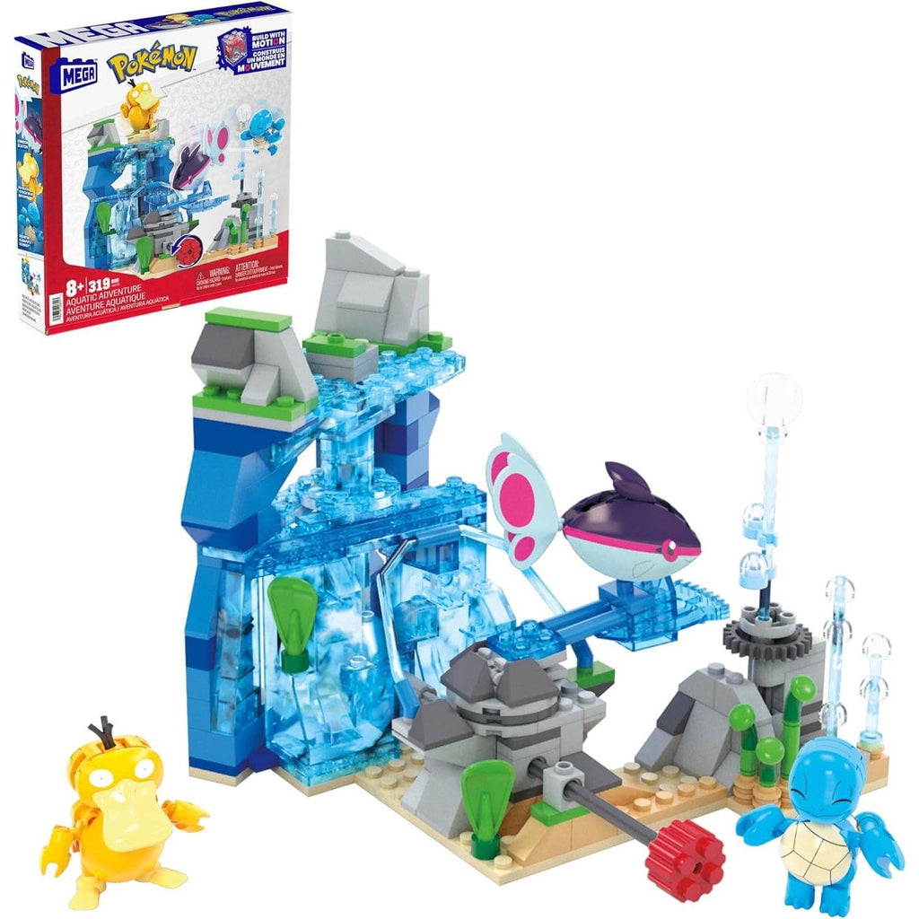 Mega Pokémon Set Aventura Acuatica 319 Bloques