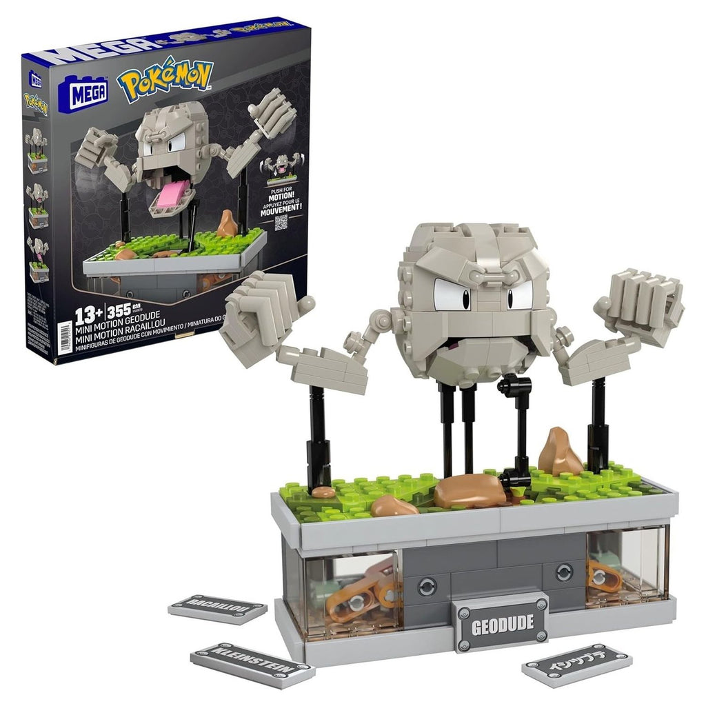 Mega Pokémon Set Mini Geodude Tipo Roca 343 Bloques
