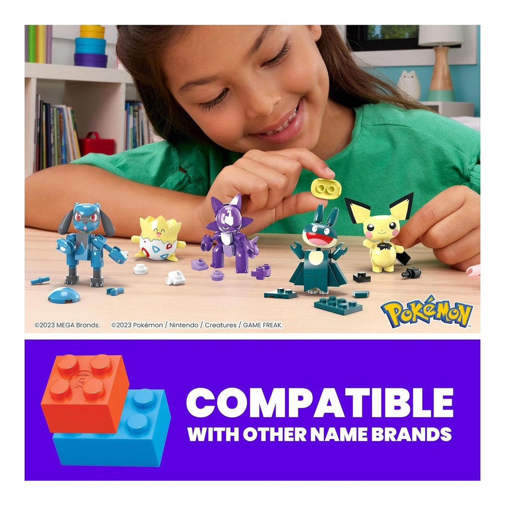 Mega Pokémon Set Entrenador de 189 Bloques