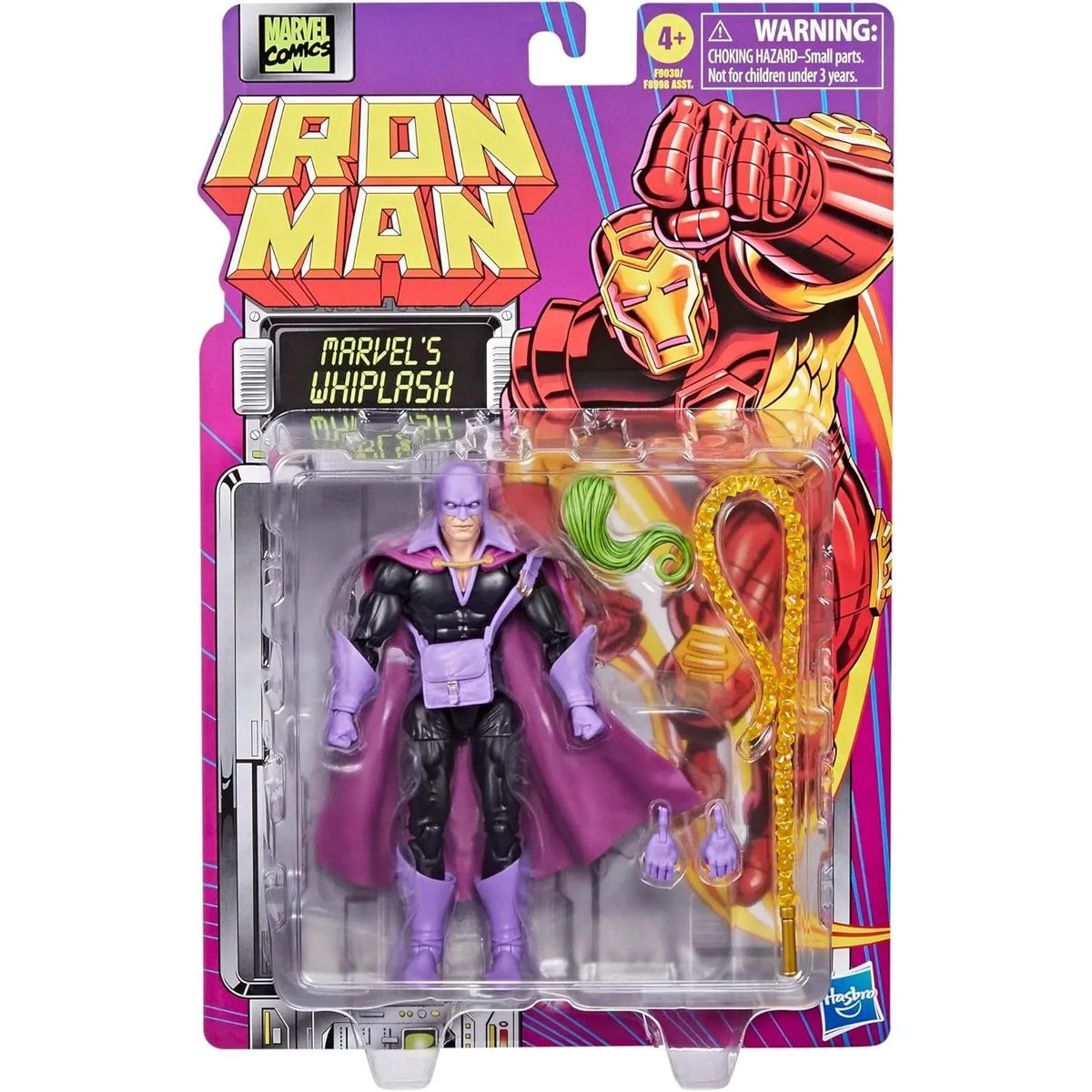 Figura Marvel Legends Series Whiplash Iron Man Comics Collectible