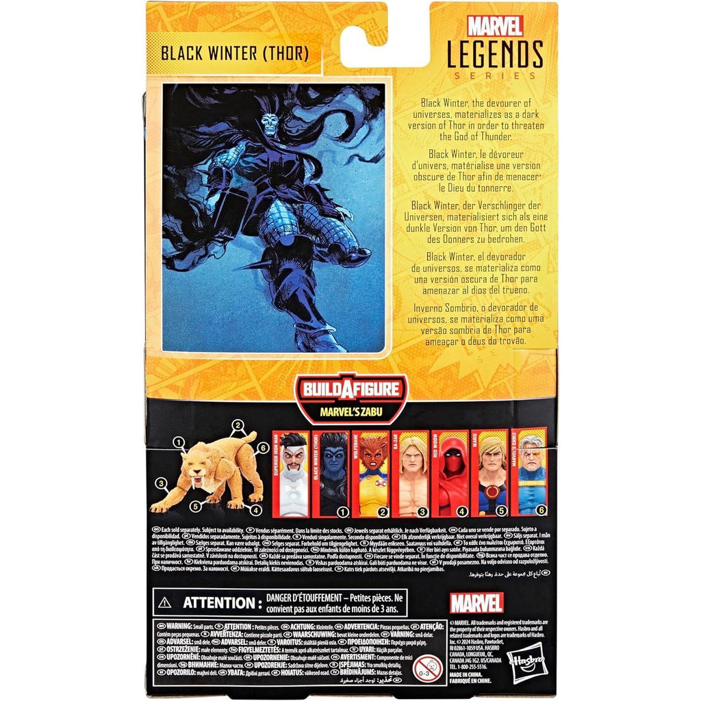 Thor Marvel Legends Black Winter Thor Zabu BAF