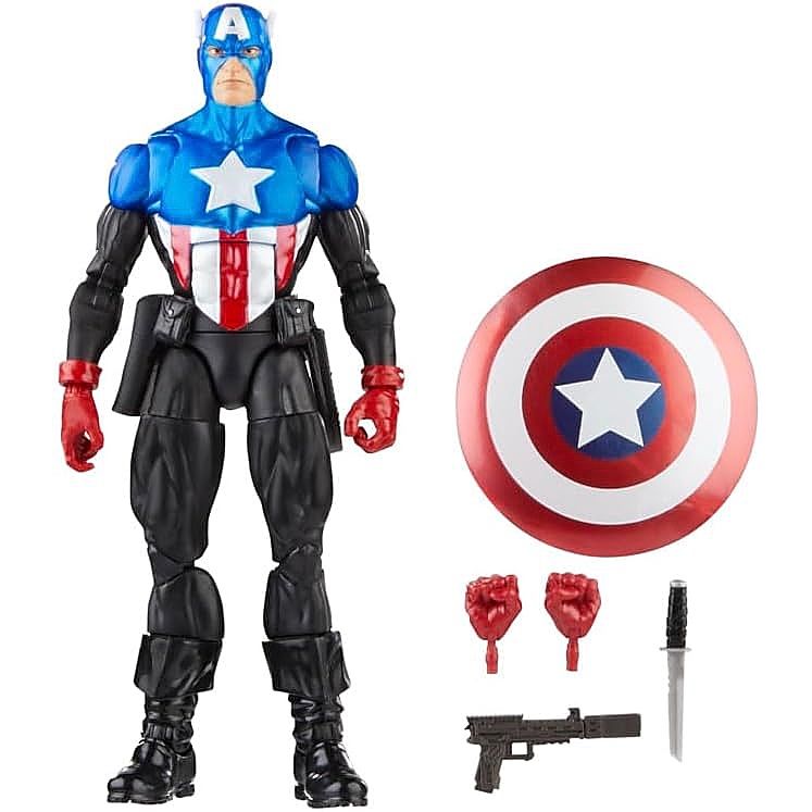 The Avengers Marvel Legends Capitan America Bucky Barnes