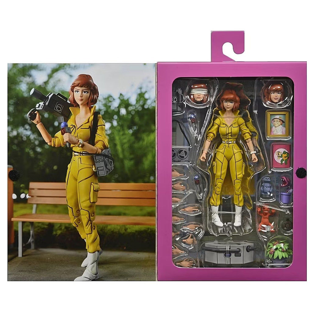 Figura de acción April O Neil Cartoon Tortugas Ninja
