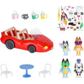 Bluey Auto Convertible con paquete de 4 figuras Coleccionables