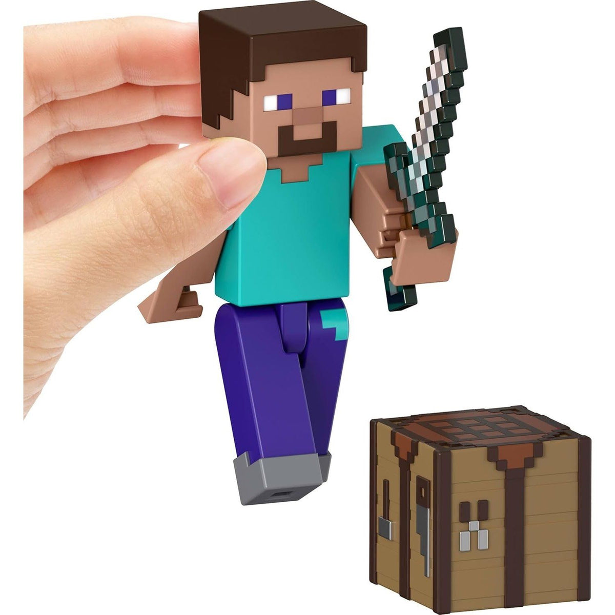 Minecraft Figura de acción Steve y Accesorios